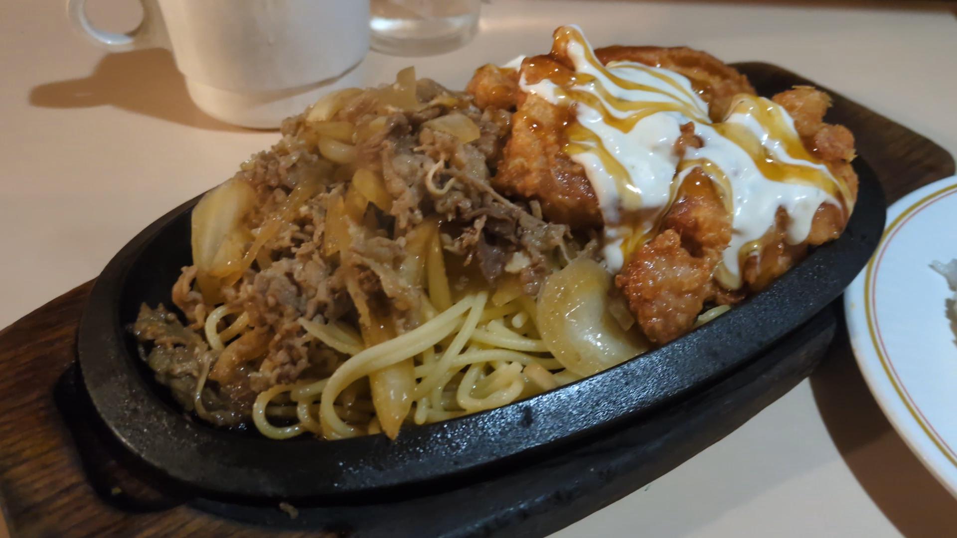 御茶ノ水 チキン南蛮 カロリー焼き 鉄板アップ