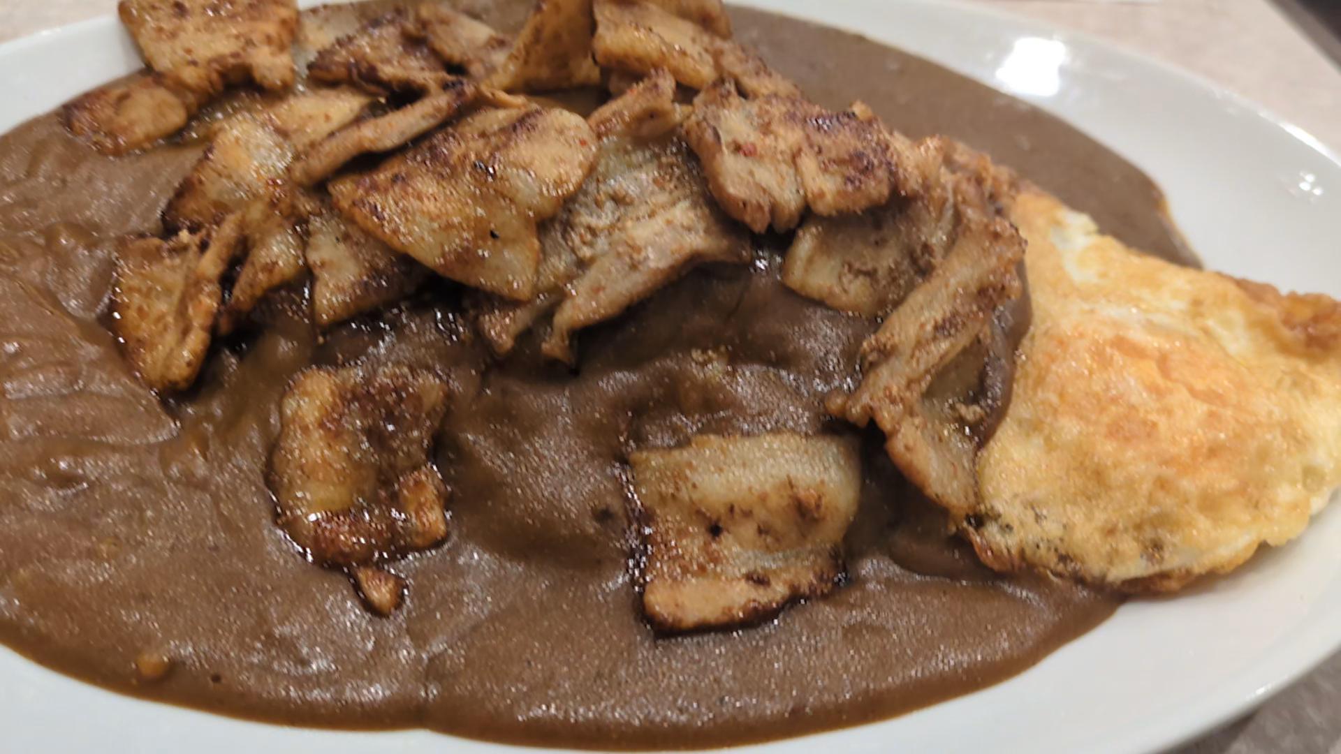 川崎 スタミナカレー バーグ 川崎店 ヤキ大盛り 実食レビュー